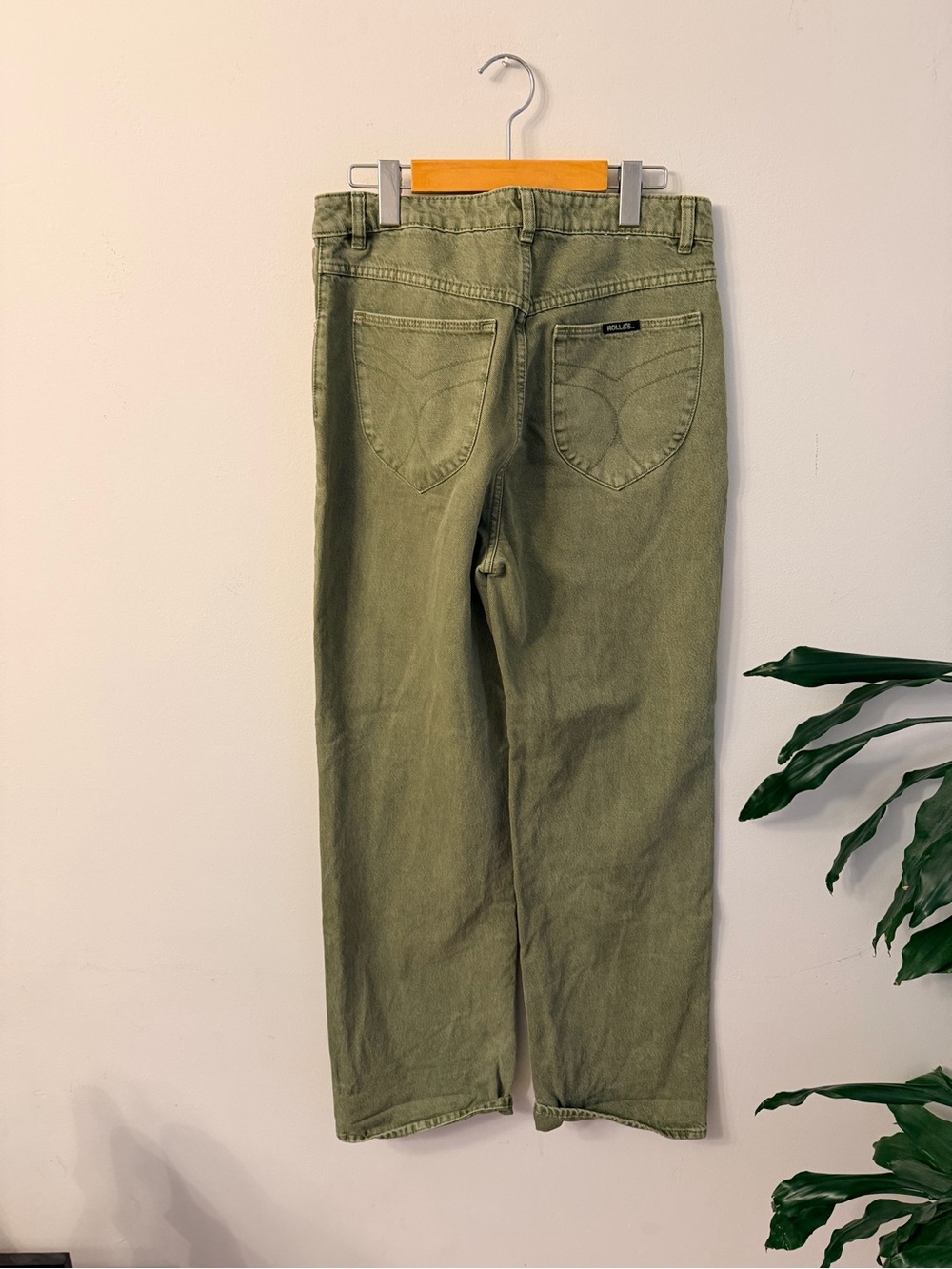 ROLLA'S Olive Green Denim Pants 👖 Heidi - Picture 3 of 5